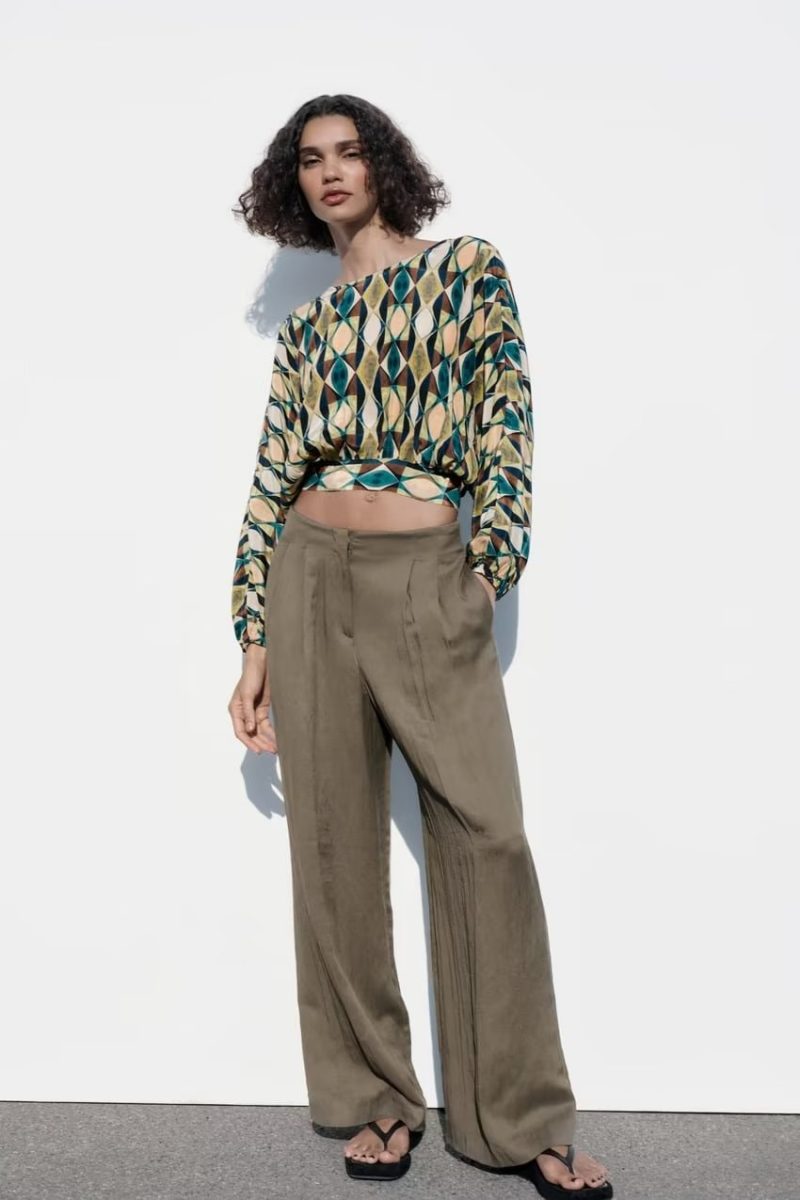 Sweet Urban Women  Clothing Source Autumn Leopard Print Long Sleeve Loose Printed Shirt - Image 2
