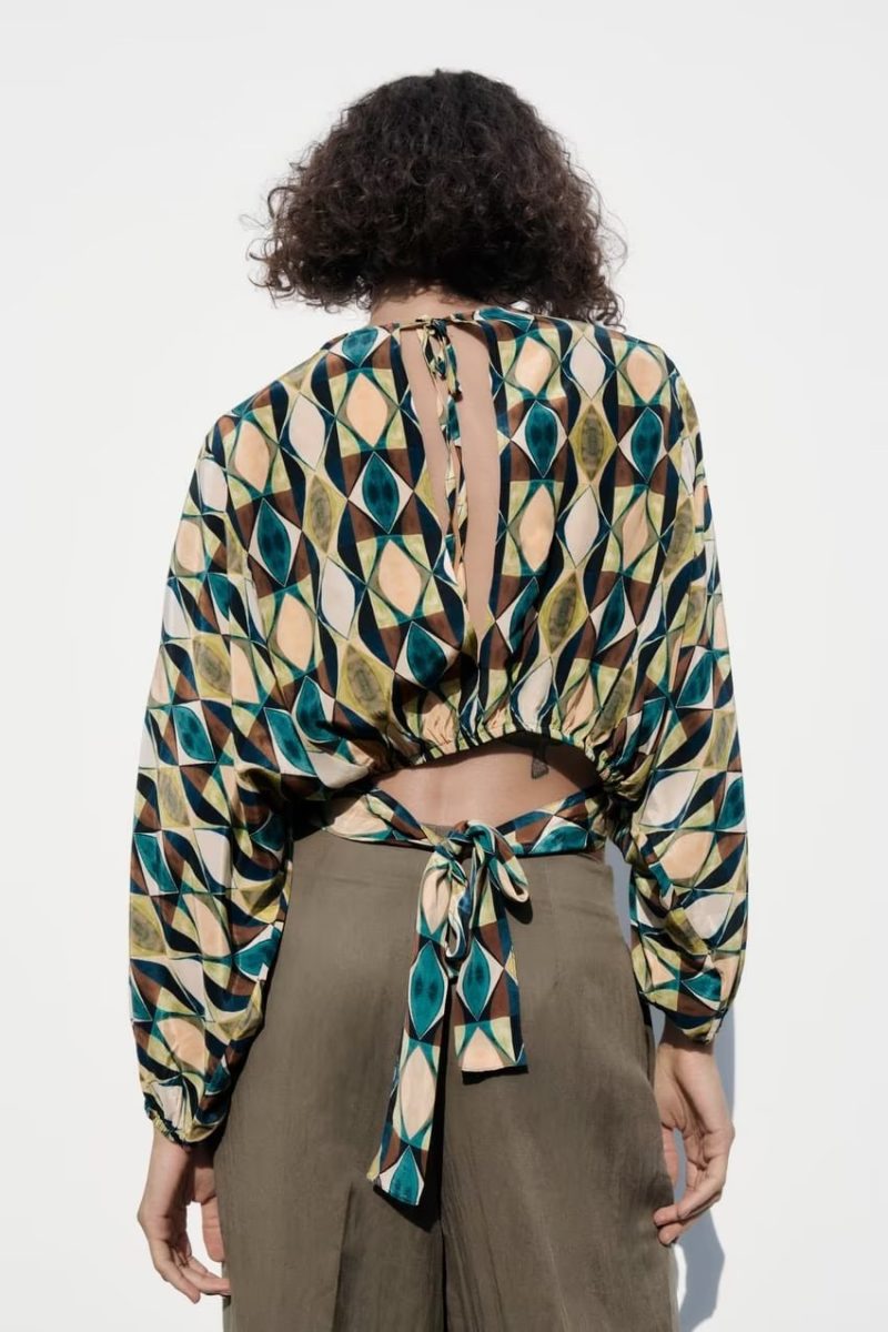 Sweet Urban Women  Clothing Source Autumn Leopard Print Long Sleeve Loose Printed Shirt - Image 3