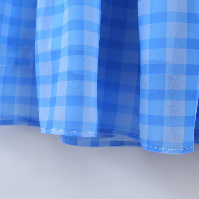 Women Chiffon V neck Strap Halter Dress Summer French Fairy Long - Image 5