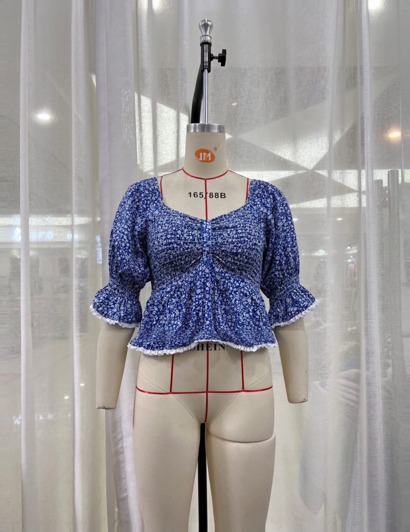 Summer Loose Short Sleeve Casual Top for Women Blouses - Image 3