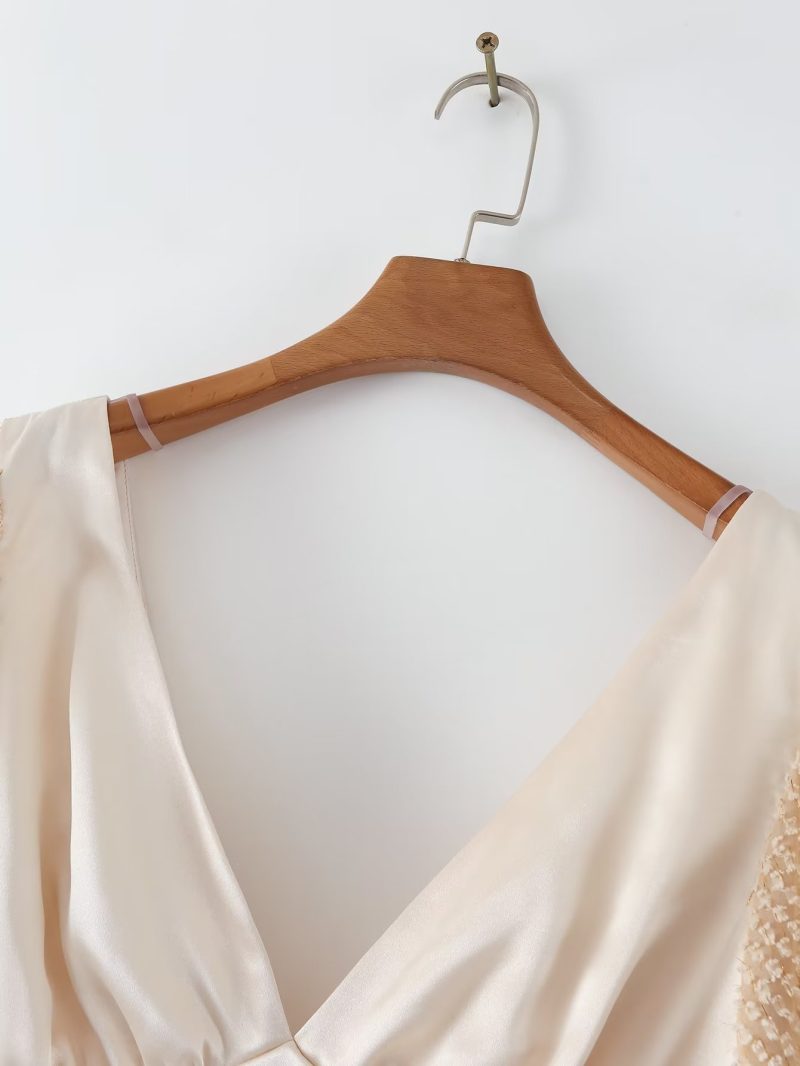 Sweet Sexy Square Neck Lace-up Irregular Asymmetric Top Summer Women Clothing Small Shirt - Image 7