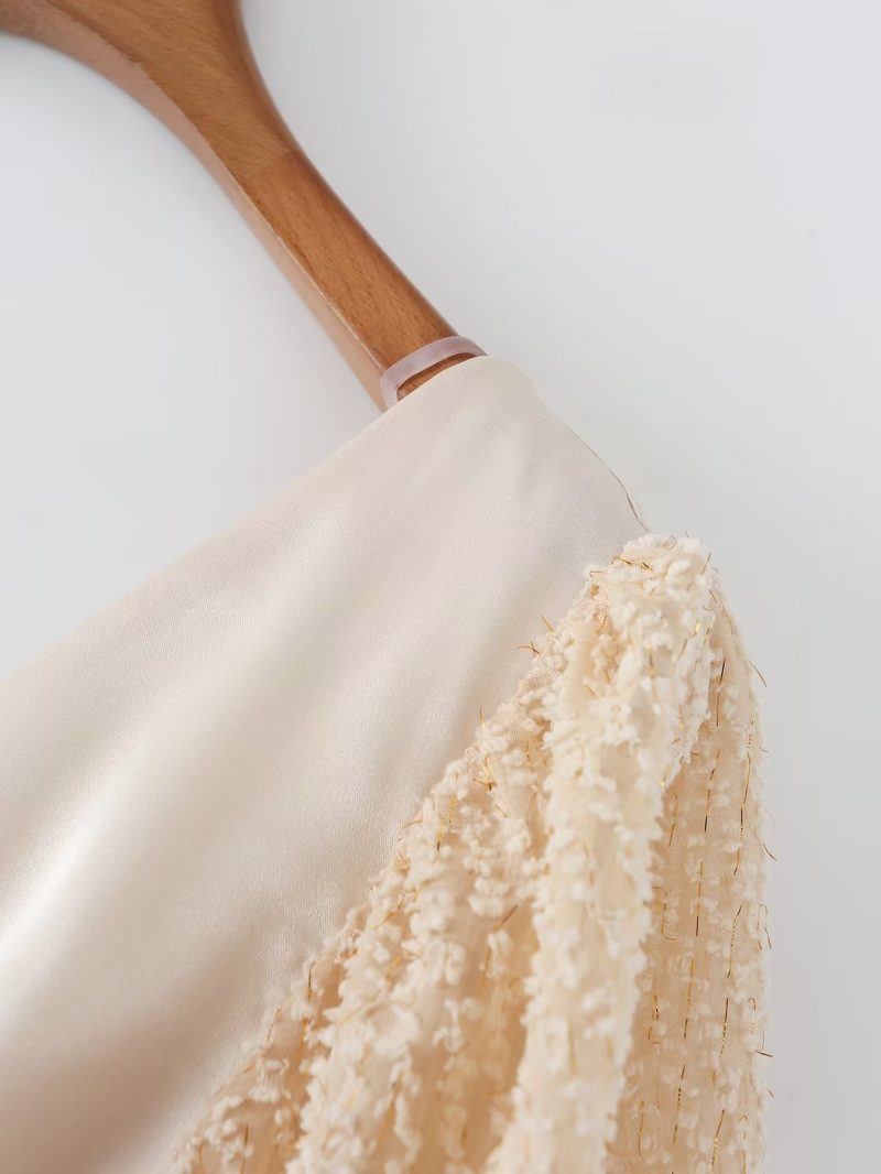 Sweet Sexy Square Neck Lace-up Irregular Asymmetric Top Summer Women Clothing Small Shirt - Image 8