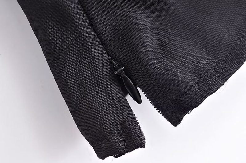 Women Clothing Slim Fit Waist Waist Trimming Short Sleeved Shirt - Image 8