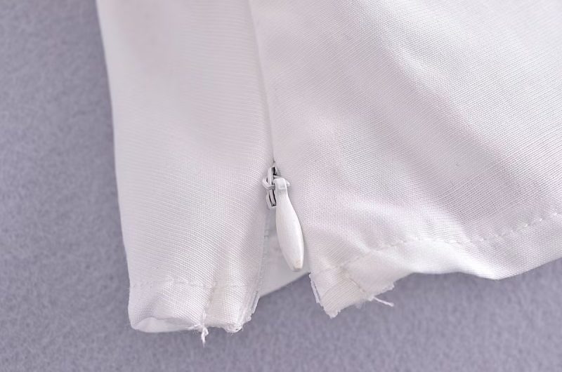 Spring Women Clothing Slim Fit Waist Waist Trimming Short Sleeved Shirt - Image 8