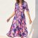 Spring Women Clothing Trendy Elegant V Neck Lace Up Short Sleeve Slim Dress Women