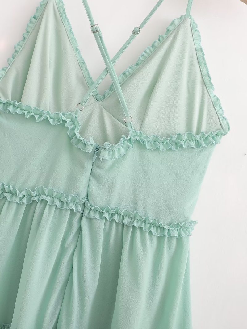 Women  Clothing Spring Slim Fit Maxi Dress High Waist Sexy Strap Dress - Image 13