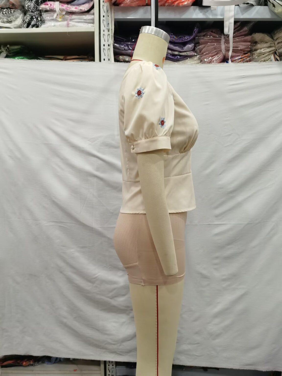 Spring Summer Puff Sleeve Top - Image 4