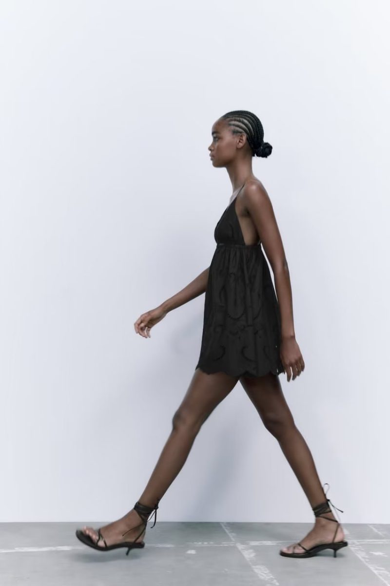 Fall Street Cami Dress Hollow Out Cutout Backless Sexy Vacation Dress - Image 4