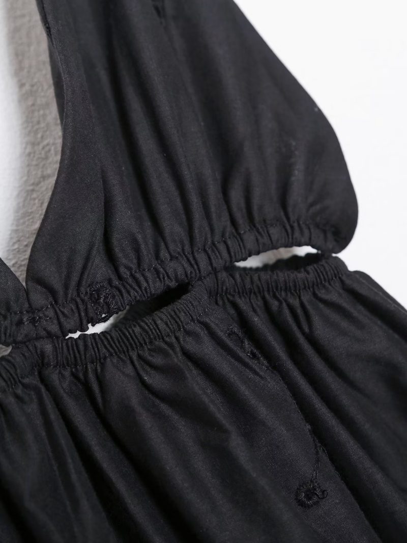 Fall Street Cami Dress Hollow Out Cutout Backless Sexy Vacation Dress - Image 9