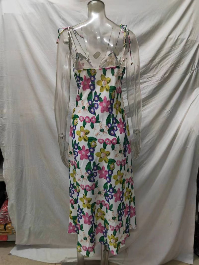 Women  Summer New Sexy Backless Slip Dress  Casual Beach Vacation Style Dress - Image 7