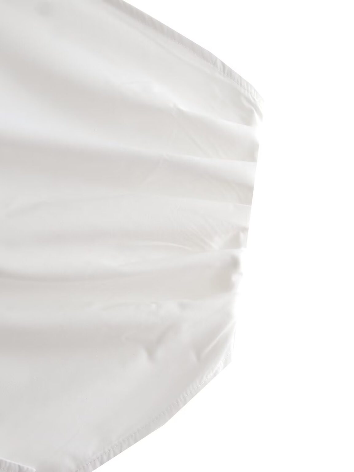 Slim Fit Dislocation Design Top Sweet Fresh Women Clothing Solid Color One Shoulder Shirt - Image 7