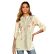 Spring Women Long-Sleeved Shirt Embroidered  Overseas Mid-Length Stand Collar Shirt