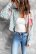 New Spring Casual Fashion Color Block Plaid Stitching Long Sleeves Collared Short Women Shirt Patchwork Macthing
