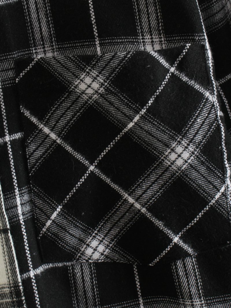 Women Clothing Loose Casual All-Matching Turn-down Collar Long Sleeve Color-Contrast Check Shirt - Image 5
