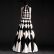 Spring Summer Simple Diamond Plaid Super Large Swing Dress