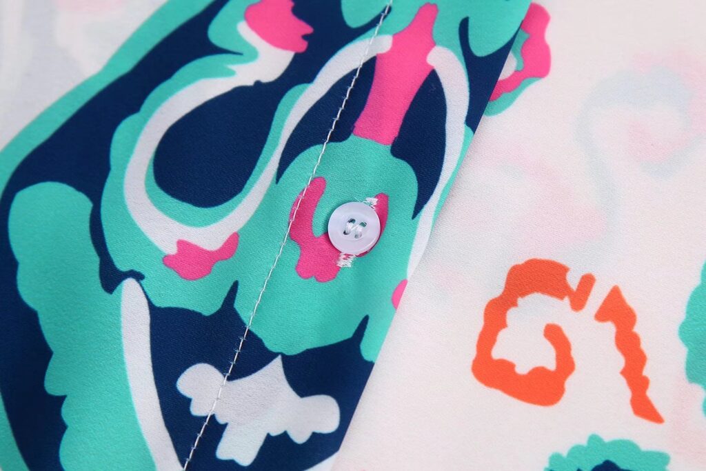 Spring New Women Long Sleeve Loose Printed Shirt - Image 8