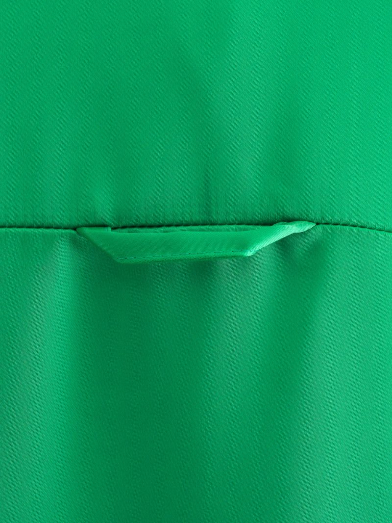 Spring Summer Women Silk Satin Texture Loose Shirt - Image 4