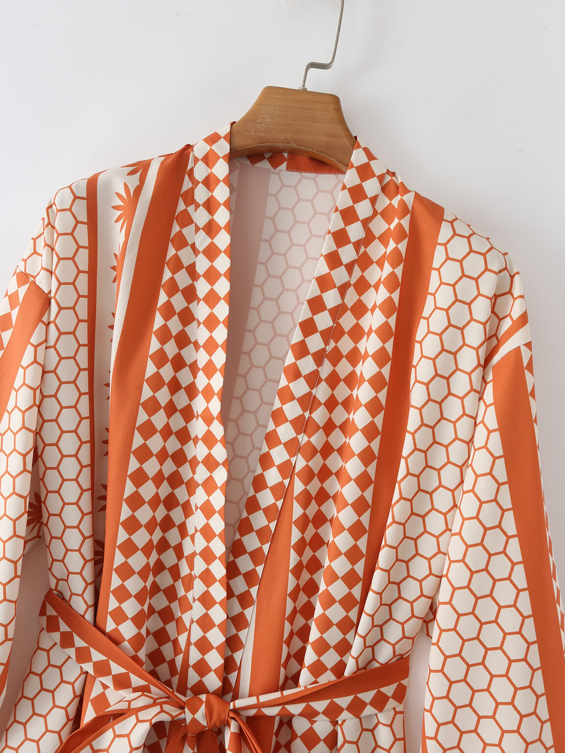 Spring Summer Geometric Dress Patchwork Macthing - Image 6