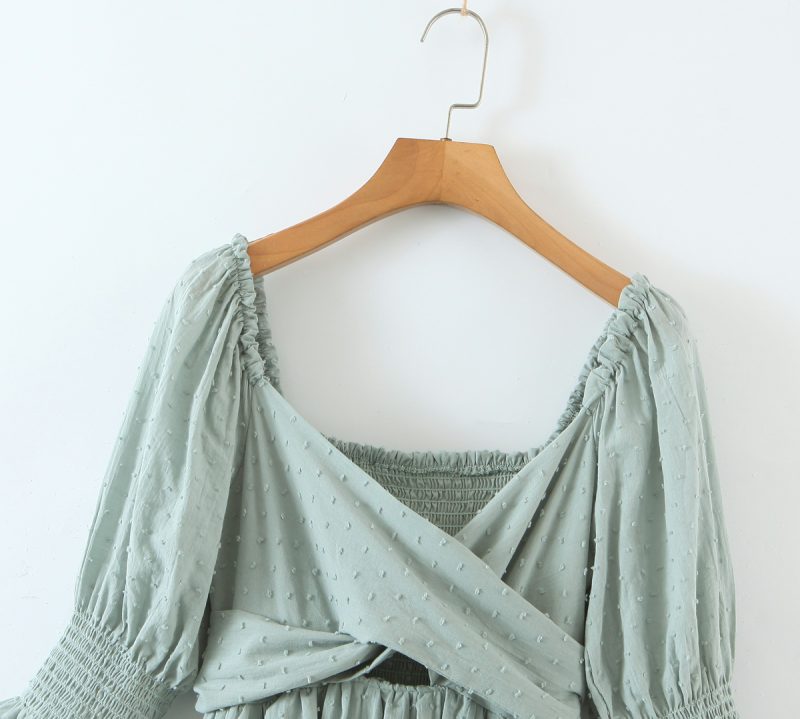 Spring Summer Multi- Large V-neck Sexy Street Women Long Women Short - Image 3