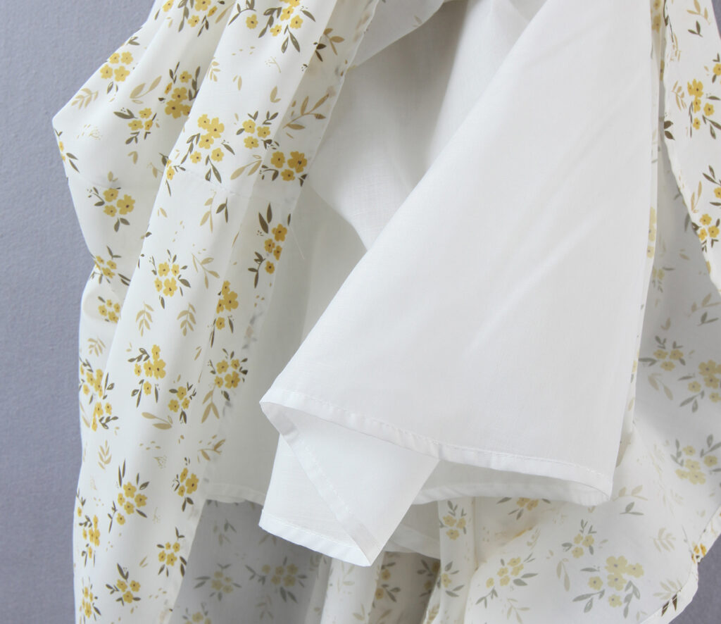 Spring Women Clothing Various Wearing Methods Floral Print Lace-up Puff Sleeve Dress - Image 6
