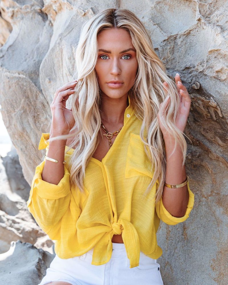 Summer Arrival Women Clothes Candy Color Flip Cardigan Big Pocket Shirt - Image 2