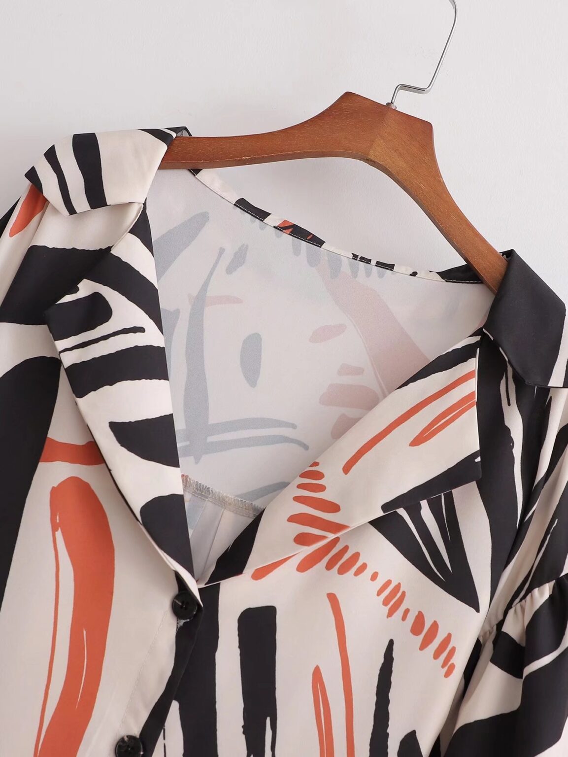 Summer New Women Dress Geometric Abstract Printed Maxi Dress - Image 4