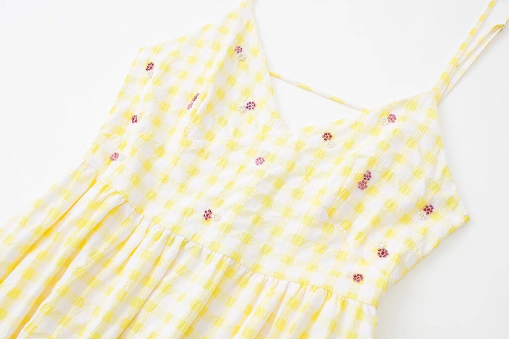 Summer New Women Elegant Elegant Lady Plaid Strap Dress - Image 2