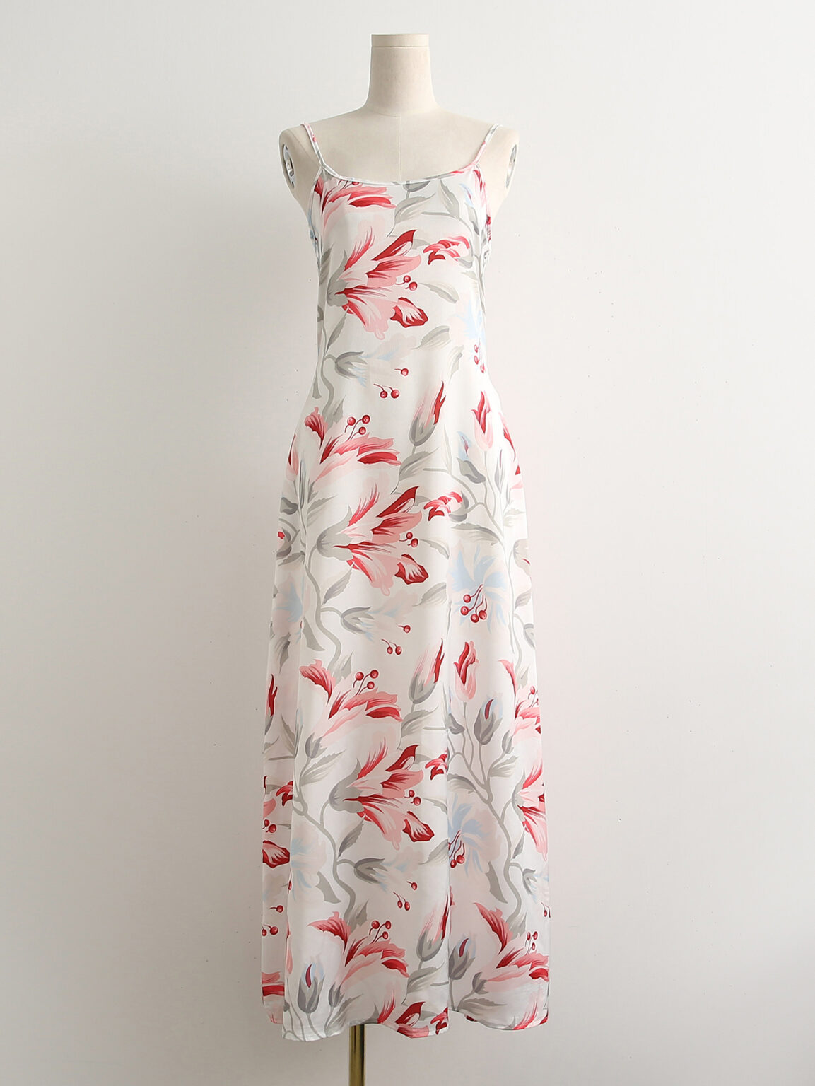 Bloggers Same Elegant Women Printed Long Suspender Holiday Casual Dress - Image 4