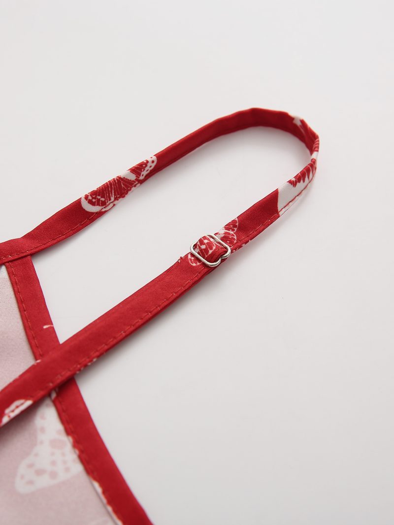 Spring Summer Women Clothing Fashionable Bloggers Same Printing Long Suspender - Image 3