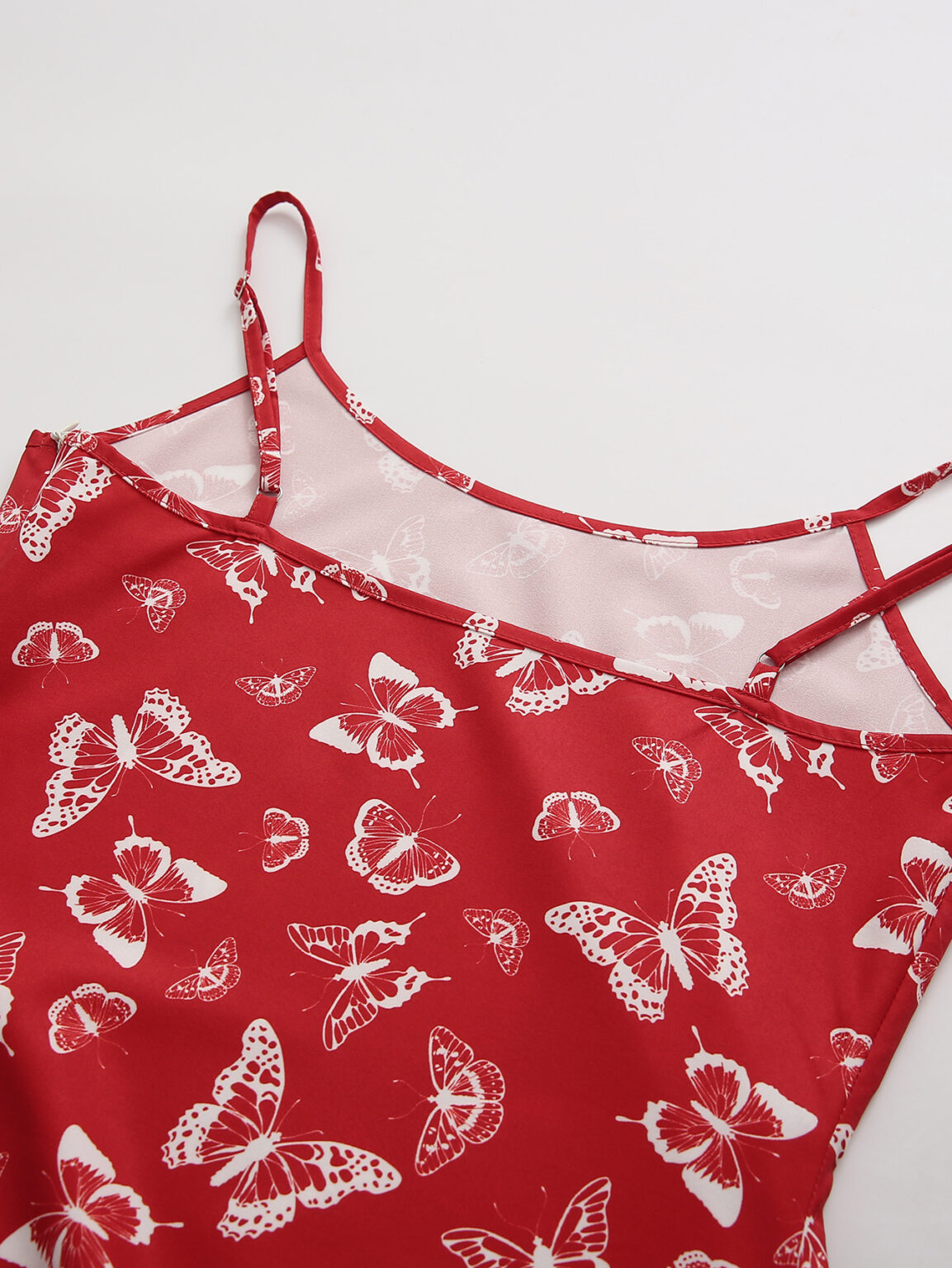Spring Summer Women Clothing Fashionable Bloggers Same Printing Long Suspender - Image 5