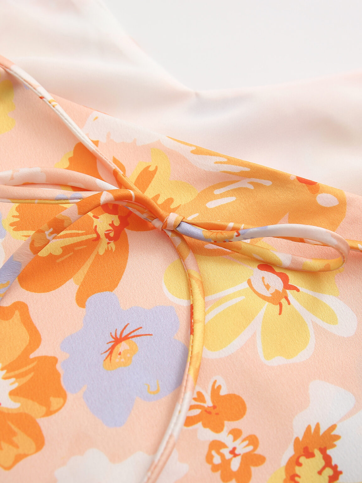 Summer Women Fashion Floral Print Backless Slip Dress Dress - Image 6