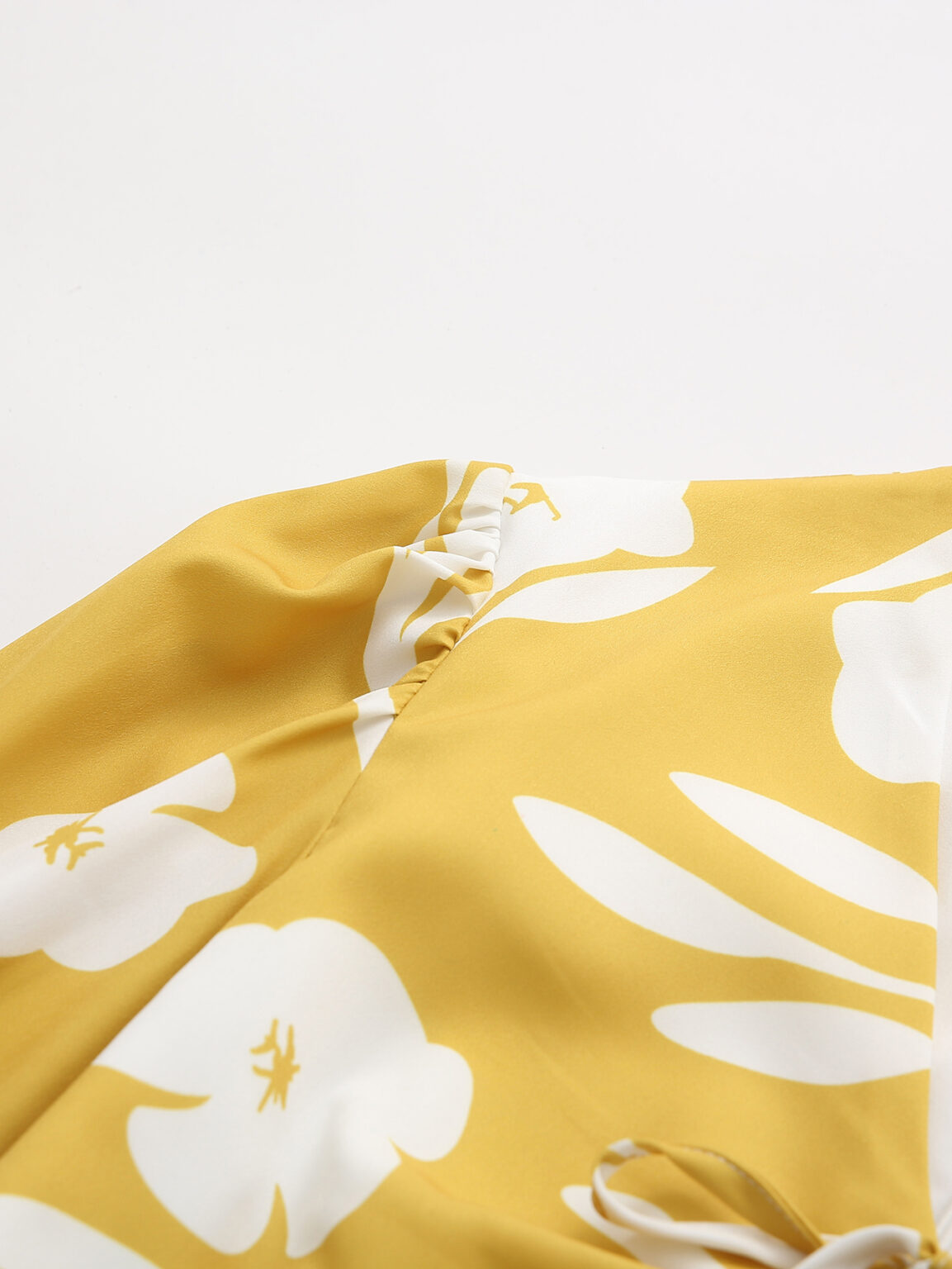 Summer Women Clothing Fashion Slimming Printed Cropped Outfit Long Sleeve Dress - Image 5