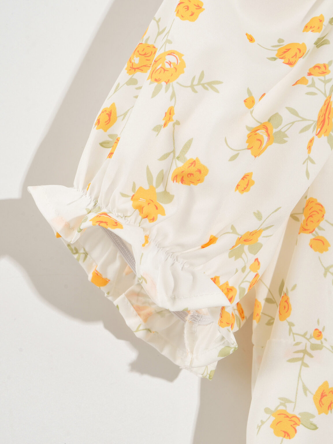 Summer Wind Women Floral Print Short Sleeve Long Pattern Dress - Image 8