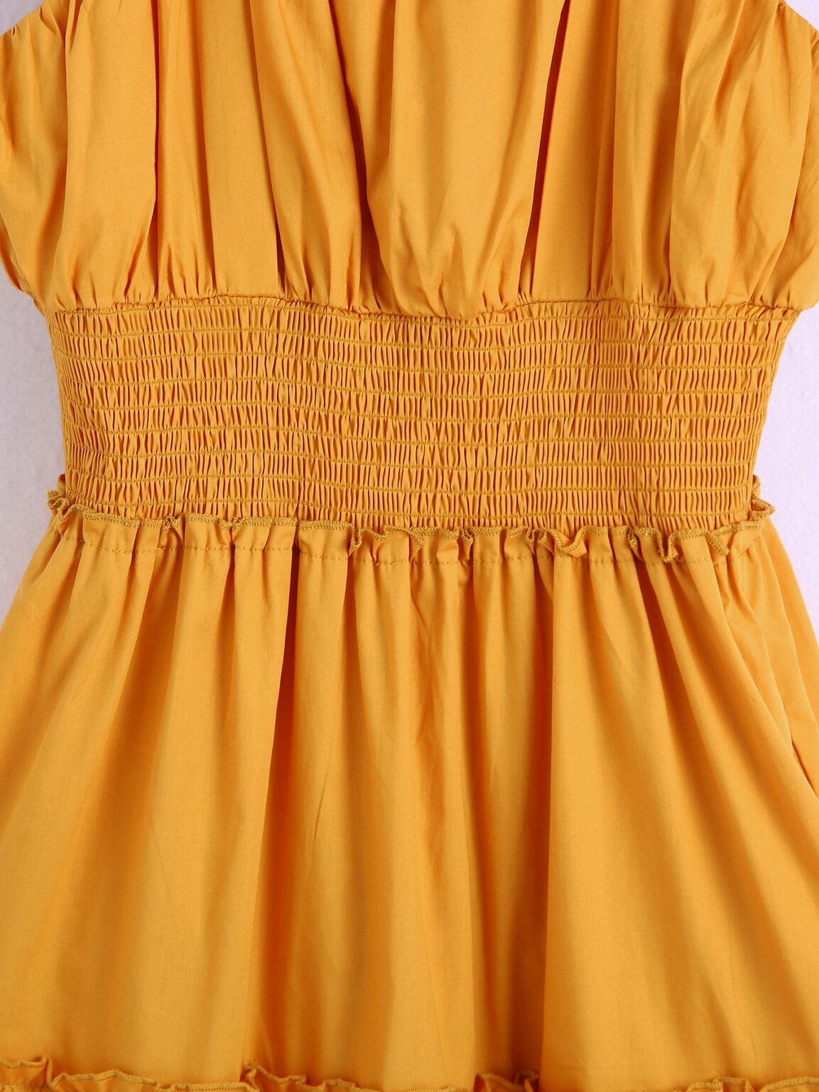 Spring Women Elastic Waist-Tightening Cami Dress - Image 6