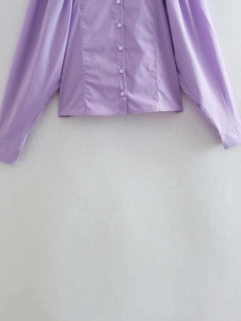 Summer Women Clothing Trendy Color Loose Cardigan Shirt Chic - Image 4