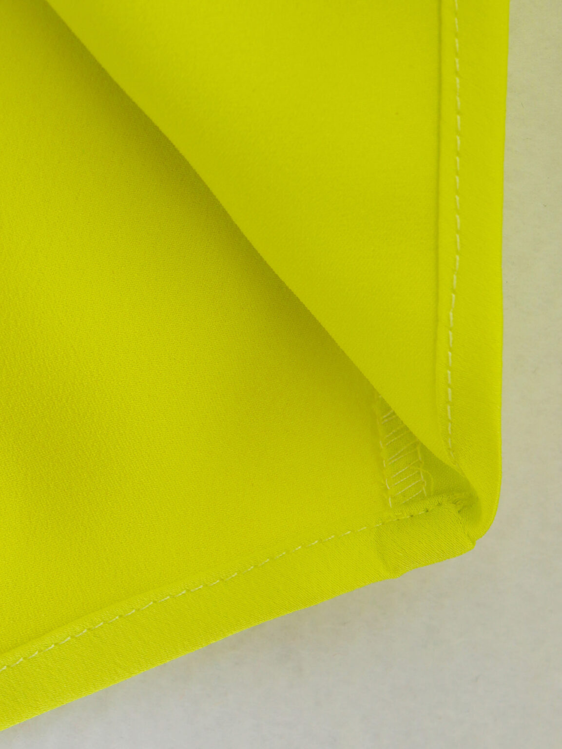 Spring Women Bright Yellow Satin Texture Shirt Top - Image 6
