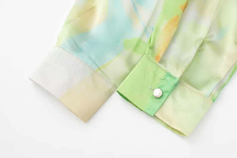 Amoi Women Long-Sleeved Tie-Dye Printed Shirt - Image 3