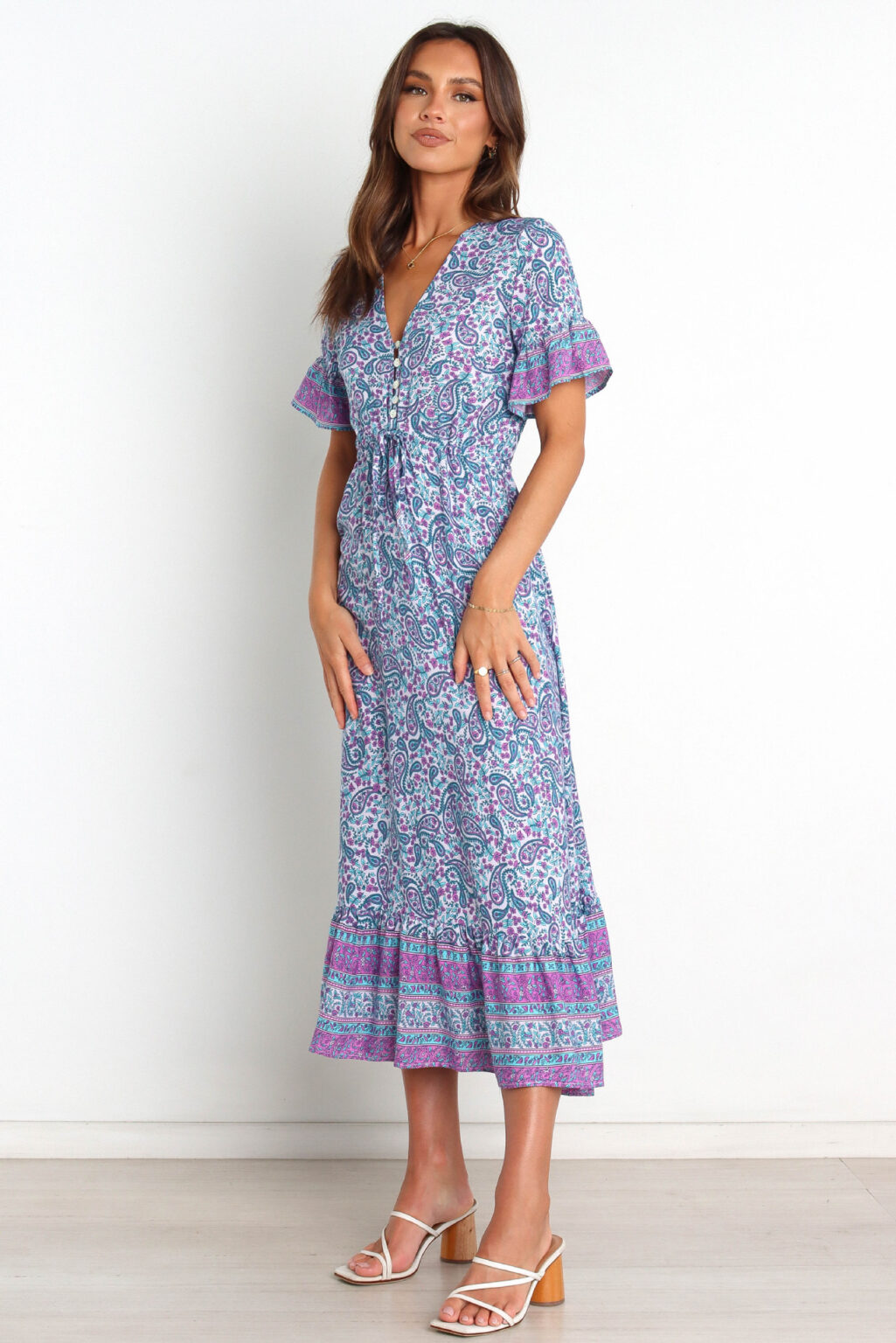 New Floral Dress Bohemian Vacation Dress - Image 4