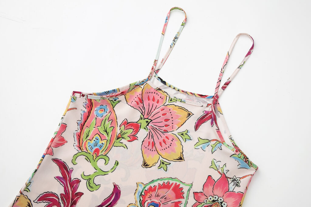 Summer Women Clothing Retro Casual Printed Draped Dress Trendy - Image 5
