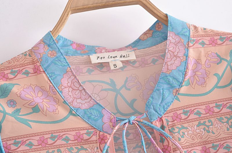 Summer Women Clothing Slimming Positioning Tassel Shirt Top - Image 8