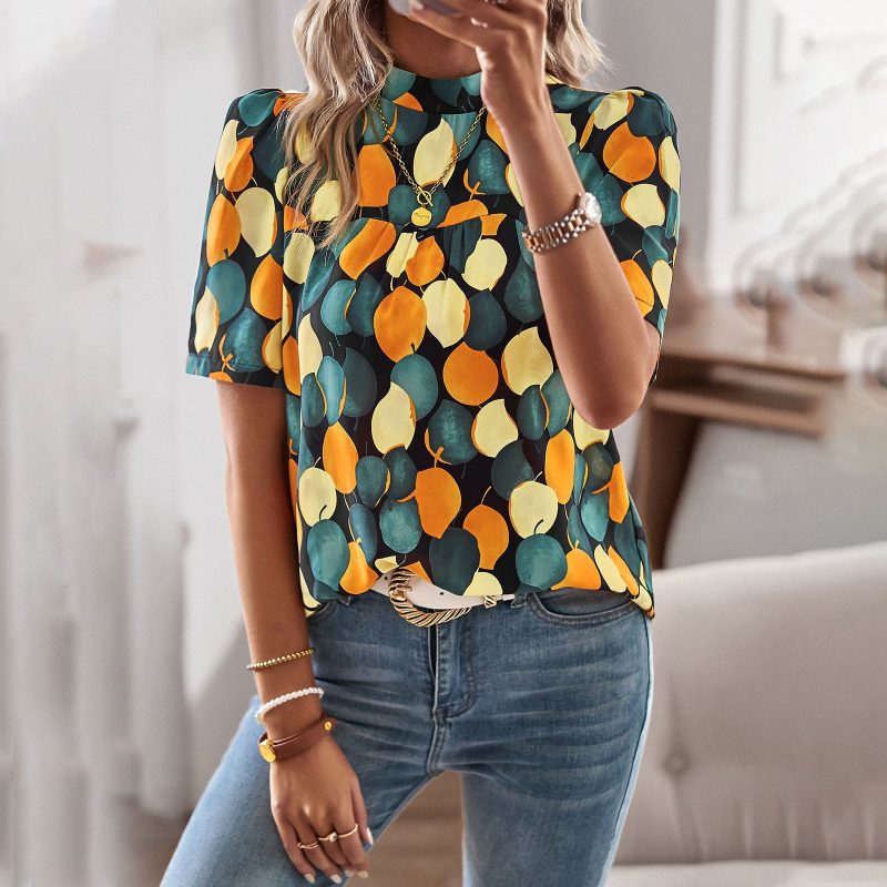 Women Wear Top Spring Summer Women Shirt T shirt Casual Women - Image 2