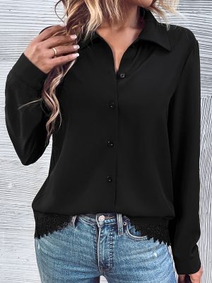 Spring Summer Shirt Niche Black Shirt