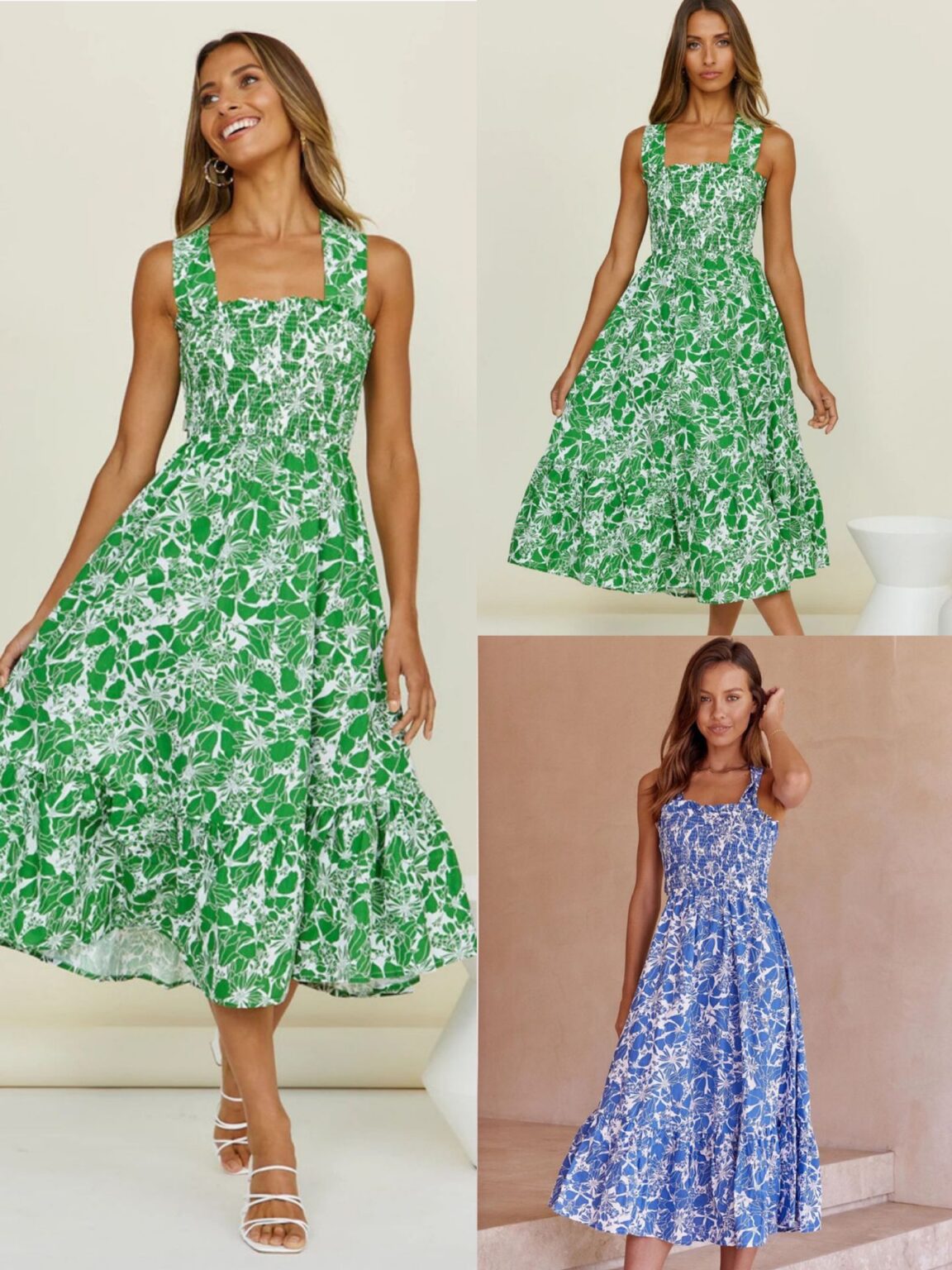 New Women Tight Waist Slimming Slip Dress Tight Waist Dress - Image 5