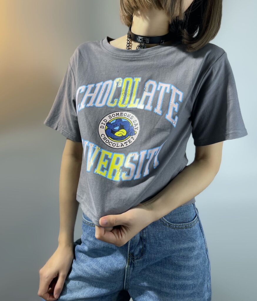 Retro Characteristic English Letter Graphic Printed T shirt Summer Loose Casual Short Sleeve - Image 4