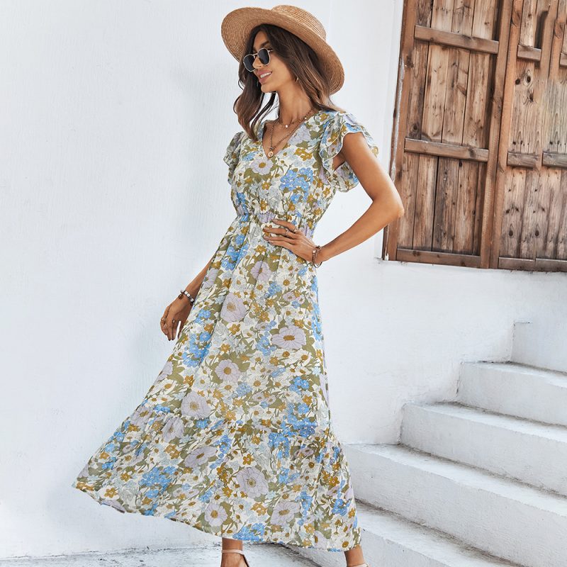 Women Dress Summer Pattern Print