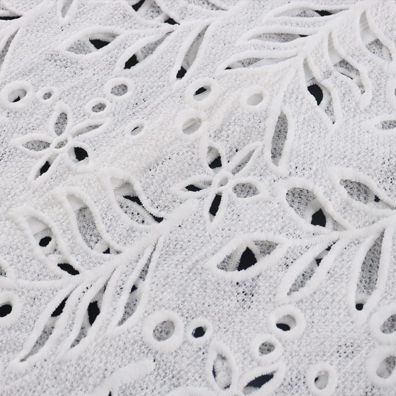 Design round Neck Loose Hollow Out Cutout out Crocheted Outer Wear Nine-Quarter Sleeve Shirt Blouse Women Lace Shirt - Image 4