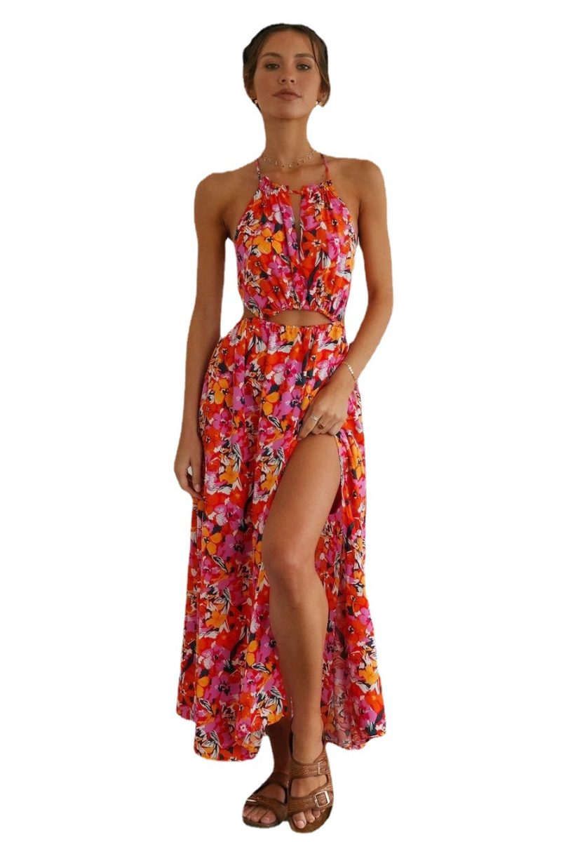 Summer New Elegant Beach Halter Sexy Dress - Image 5