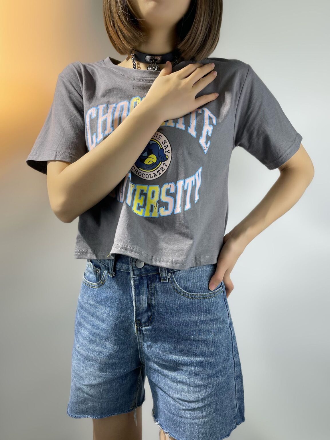 Retro Characteristic English Letter Graphic Printed T shirt Summer Loose Casual Short Sleeve - Image 3