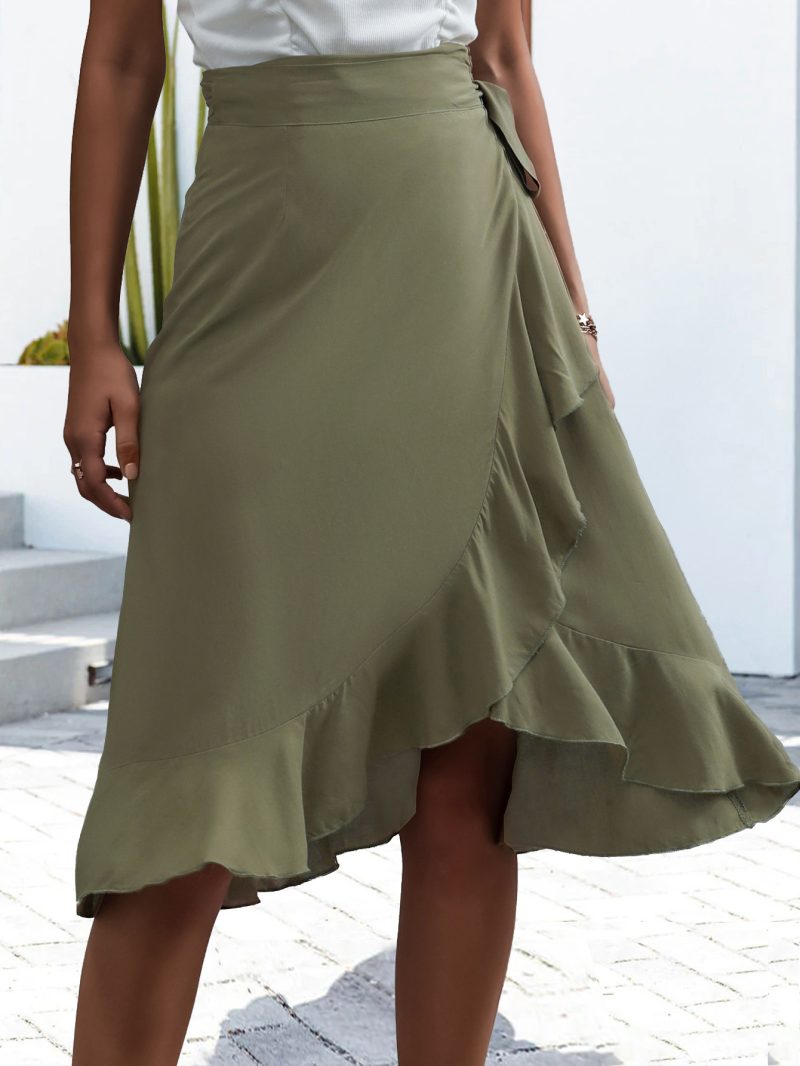 Popular Women Clothing Ruffled Skirt - Image 4