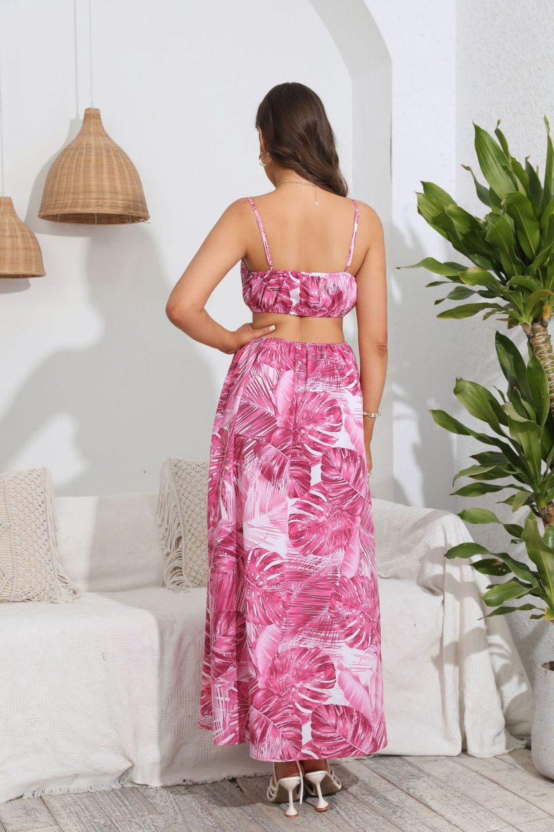 Women Wear Vacation Women Bohemian Print Dress - Image 2